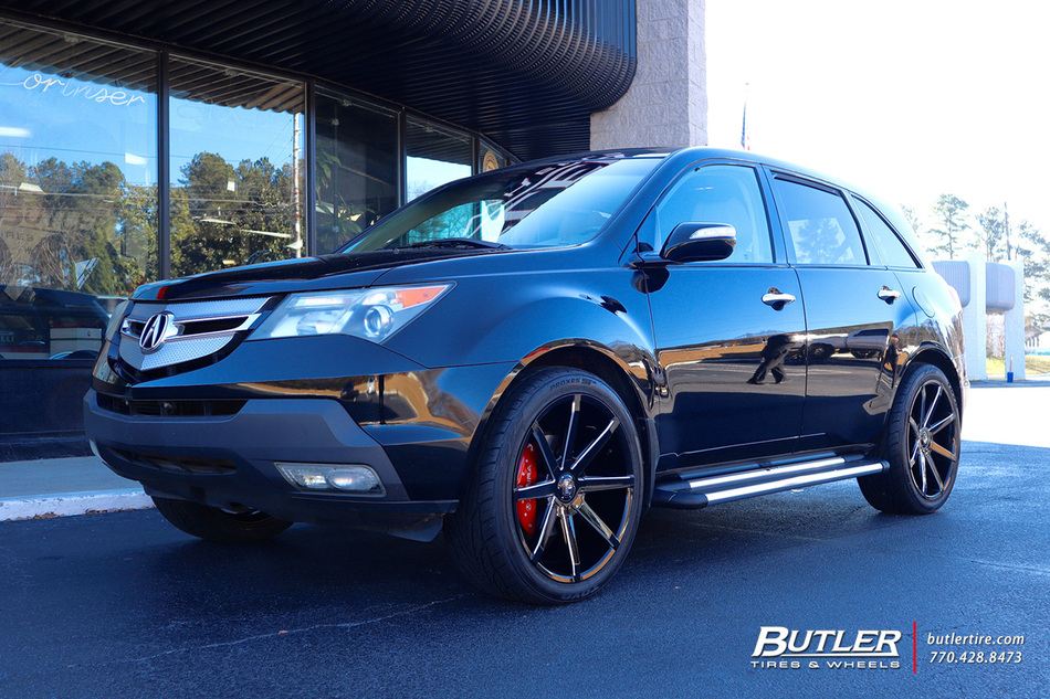 Acura MDX with 22in DUB Push Wheels exclusively from Butler Tires and