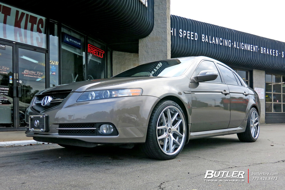 Acura TL with 20in TSW Portier Wheels exclusively from Butler Tires and