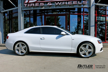 Audi A5 with 20in TSW Camber Wheels