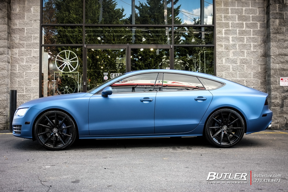 Audi A7 with 22in Lexani CSS15 Wheels