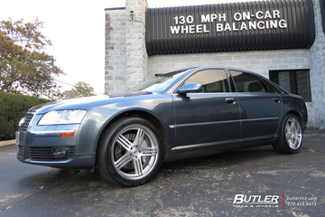 Audi A8 with 20in TSW Nouvelle Wheels