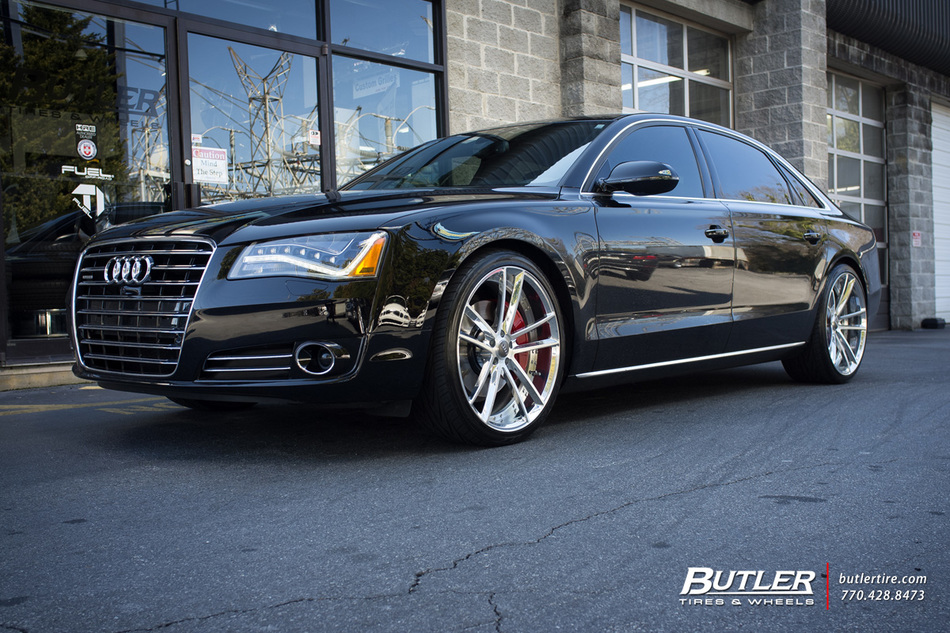Audi A8 with 22in Savini SV51d Wheels exclusively from Butler Tires and
