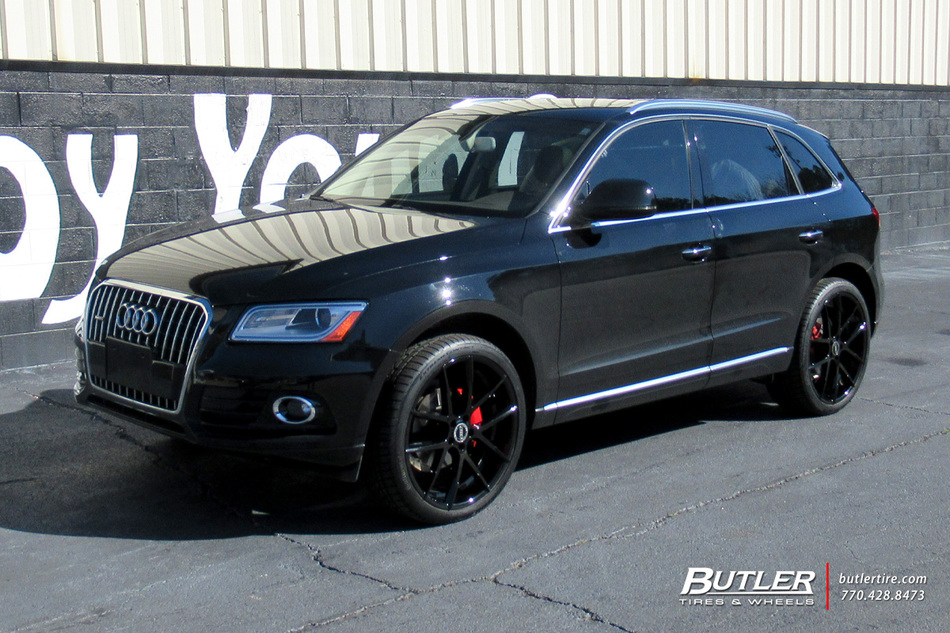 Audi Q7 with 22in Lexani Stuttgart Wheels exclusively from Butler Tires and Wheels in Atlanta