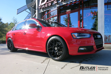 Audi S4 with 19in HRE FF01 Wheels