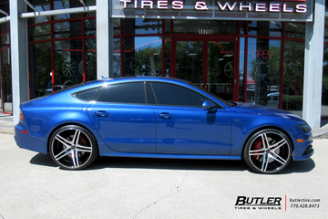 Audi S7 with 22in Verde Paralax Wheels