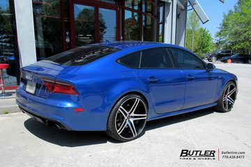 Audi S7 with 22in Verde Paralax Wheels