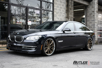 BMW 7 Series with 22in Blaque Diamond BD23 Wheels