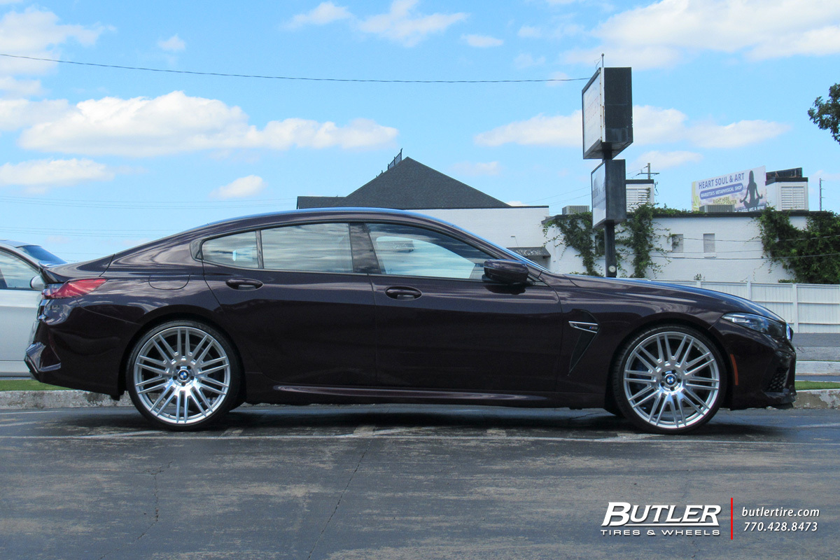 BMW M8 Gran Coupe with 22in Mandrus Estate Wheels