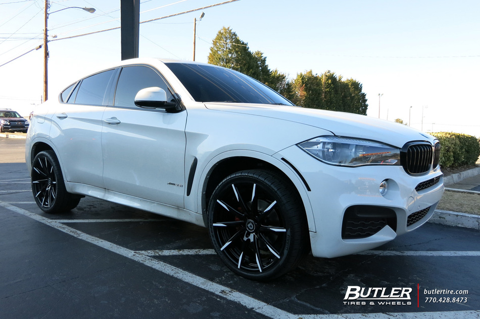 BMW X6 with 22in Lexani CSS15 Wheels exclusively from Butler Tires and