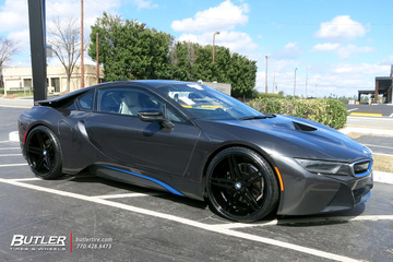 BMW i8 with 22in Verde Parallax Wheels