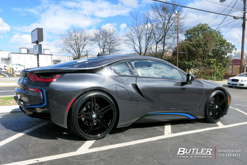 BMW i8 with 22in Verde Parallax Wheels