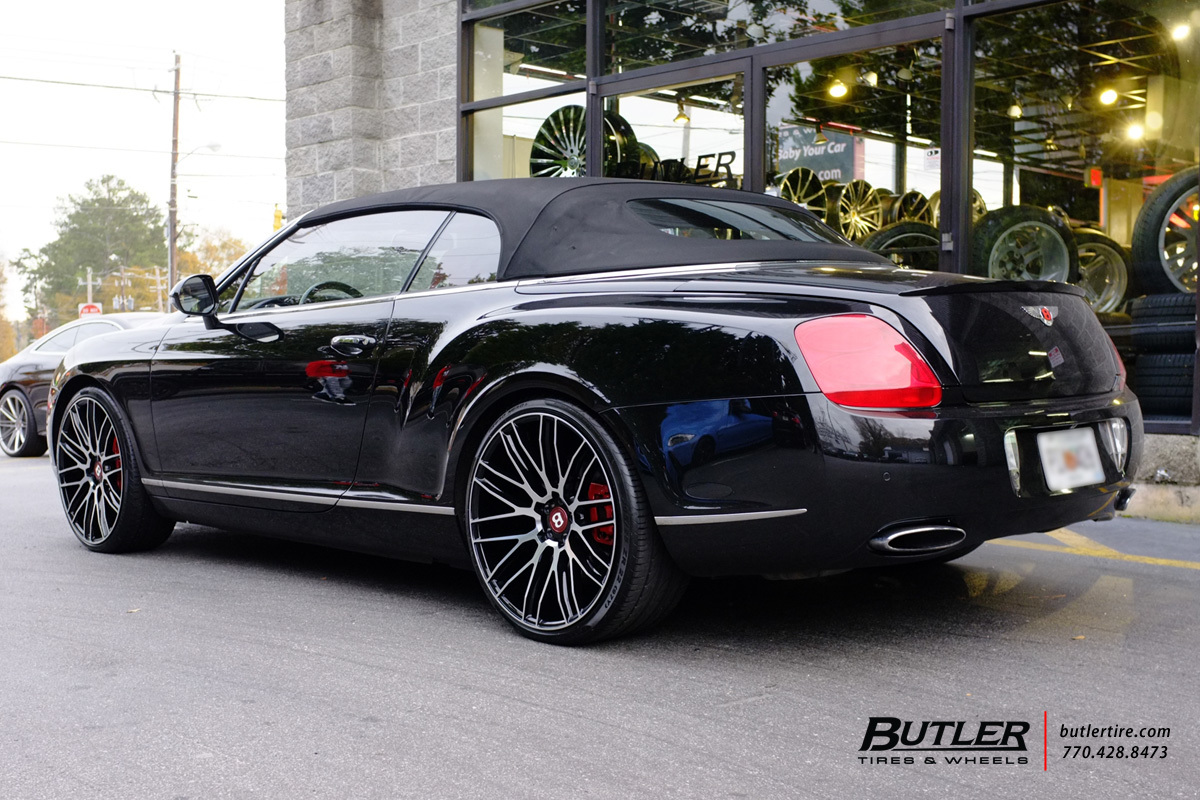 Bentley Continental GT-C with 22in Savini BM13 Wheels