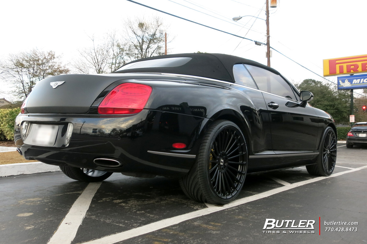 Bentley Continental GT-C with 22in TSW Turbina Wheels