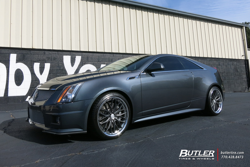 Cadillac CTSV Coupe with 20in Vossen VWS2 Wheels exclusively from