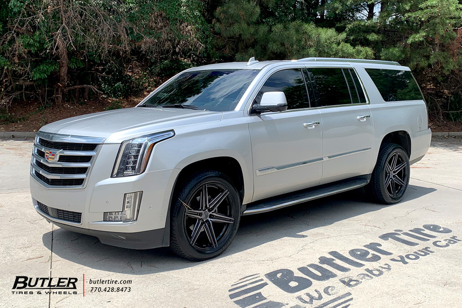 Cadillac Escalade with 22in Vossen HF62 Wheels exclusively from Butler