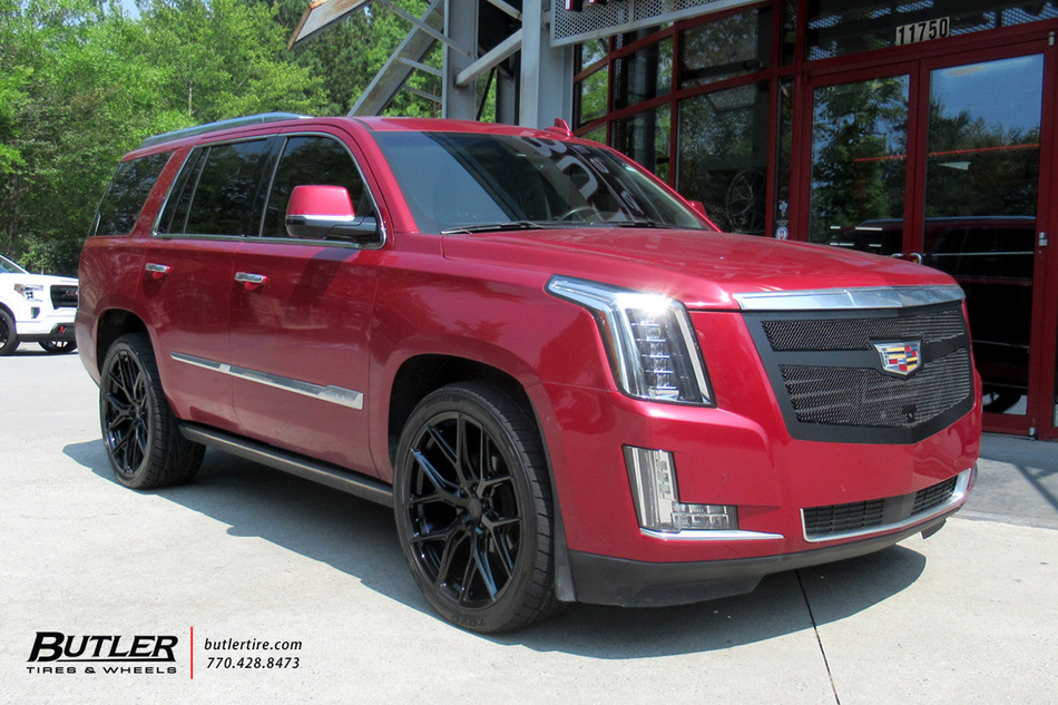 Cadillac Escalade with 24in Vossen HF6-4 Wheels exclusively from