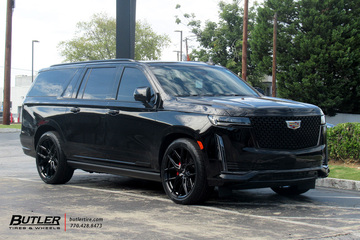Cadillac Escalade with 24in Vossen HF6-4 Wheels