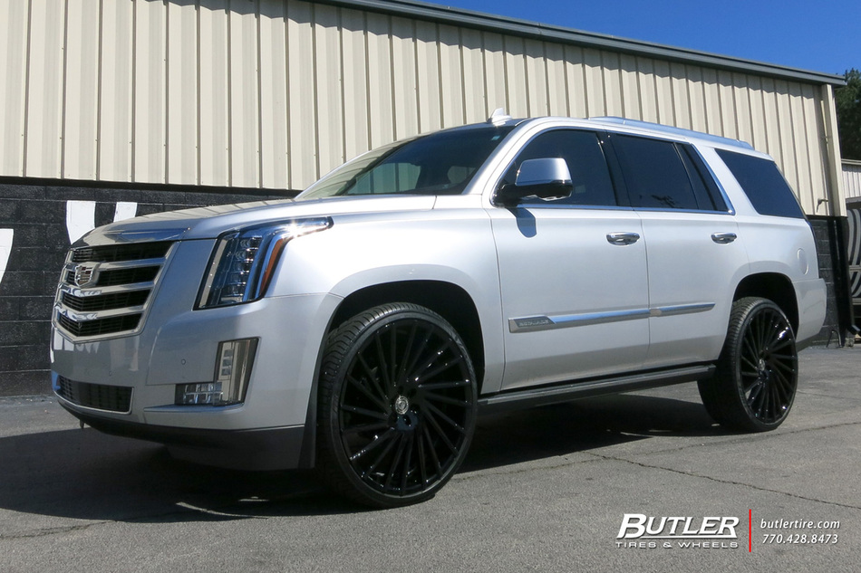 Cadillac Escalade with 26in Lexani Wraith Wheels exclusively from