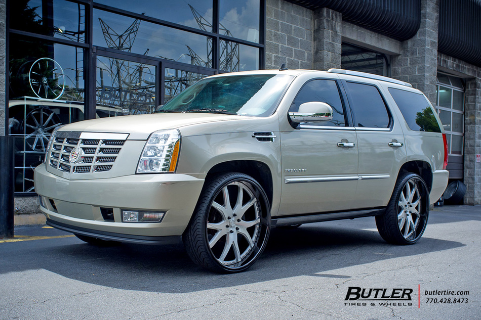 Cadillac Escalade with 28in Lexani LF102 Wheels exclusively from Butler