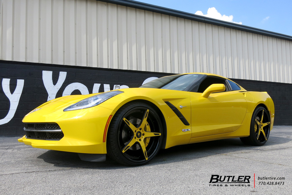 Chevrolet Corvette With 22in Lexani Lz 103 Wheels
