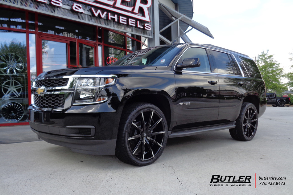 Chevrolet Tahoe with 24in Lexani CSS15 Wheels exclusively from Butler