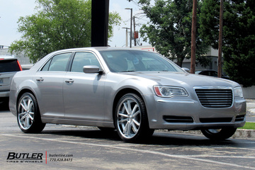 Chrysler 300 with 22in Asanti ABL23 Wheels