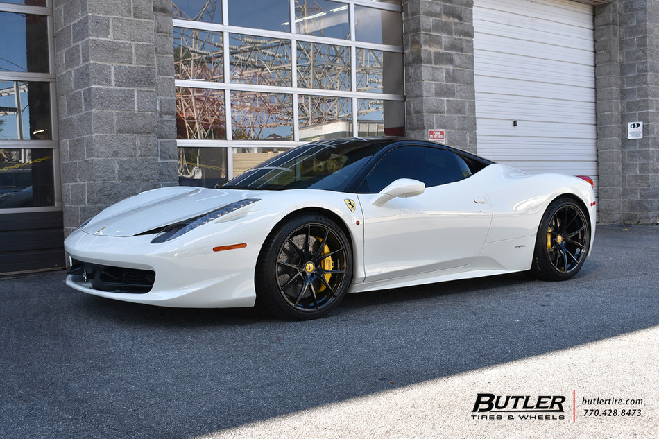Ferrari 458 with 21in Formula FCS-103 Wheels exclusively from