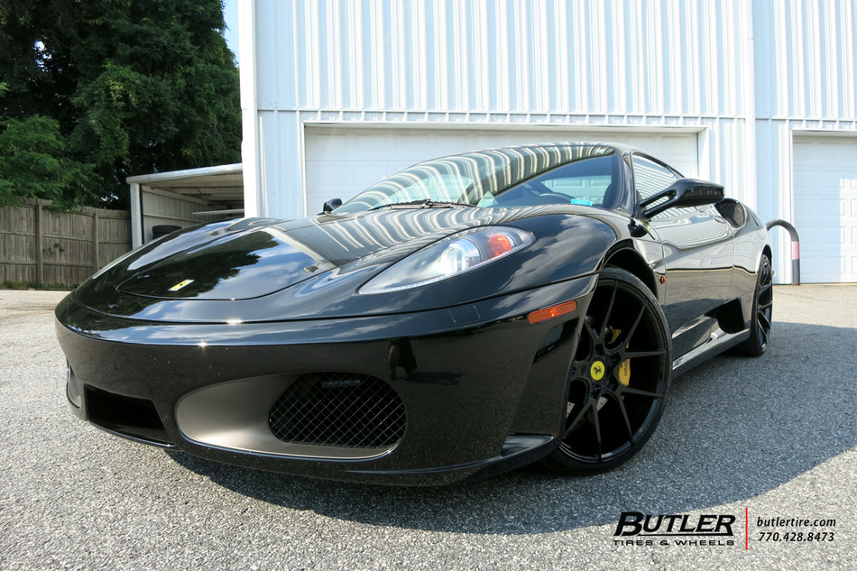 Ferrari F430 ブラック ホットホイール Ferrari_F430_with_20in_Savini_