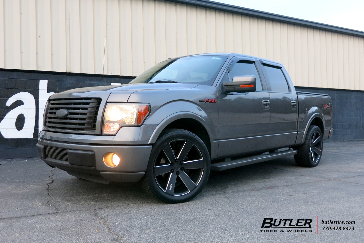 Ford F150 with 22in Foose Switch Wheels