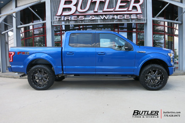 Ford F150 with 22in Fuel Maverick Wheels