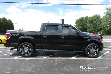 Ford F150 with 22in Kraze Epic Wheels