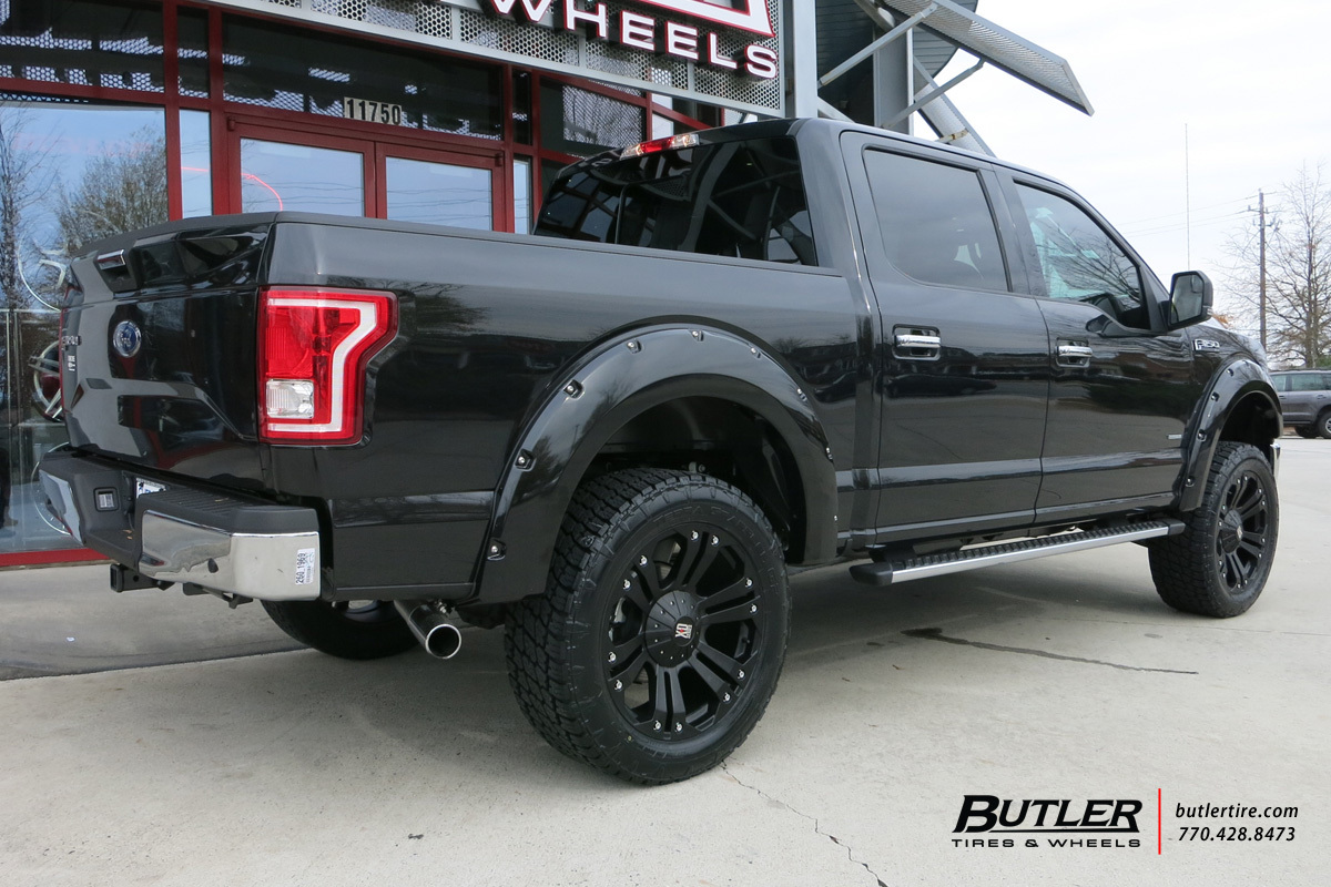 Ford F150 with 22in XD Monster Wheels