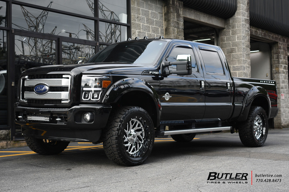 Ford F250 With 22in Fuel Triton Wheels Exclusively From