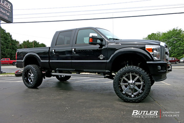 Ford F250 with 24in Fuel Maverick Wheels