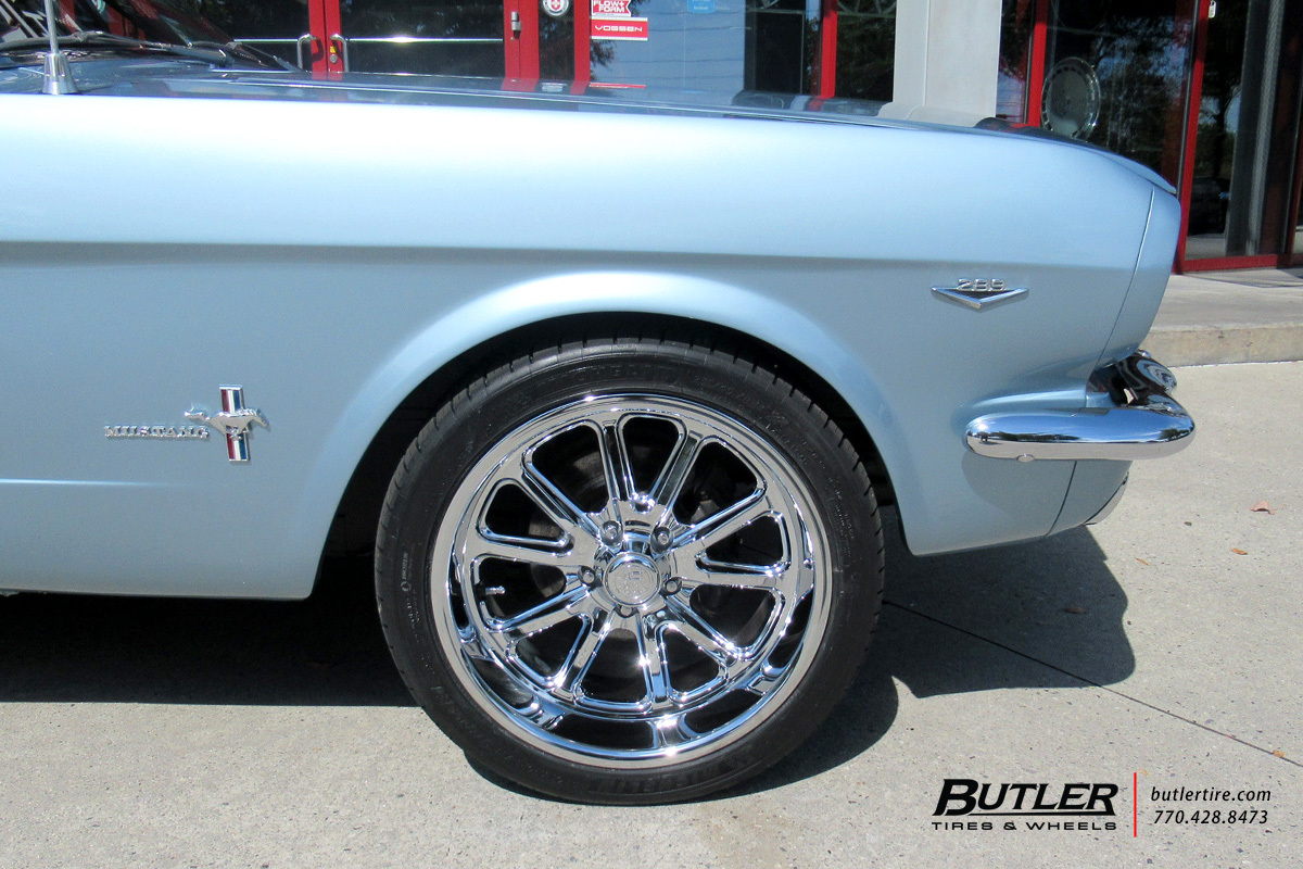Ford Mustang with 18in US Mag Rambler  Michelin Pilot Sport AS4 Wheels