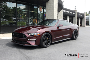 Ford Mustang with 20in TSW Watkins Wheels