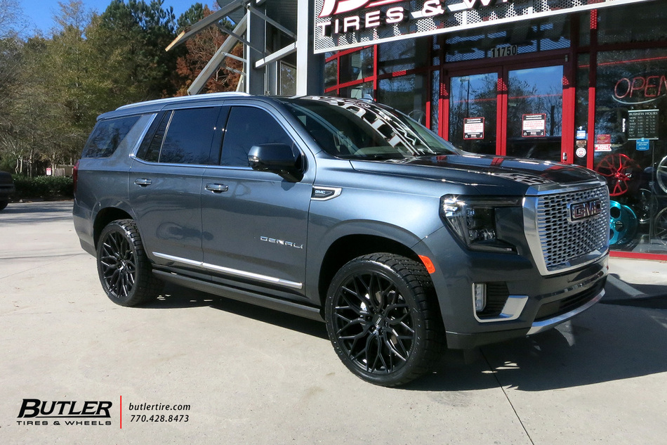 GMC Yukon with 24in Vossen HF63 Wheels exclusively from Butler Tires