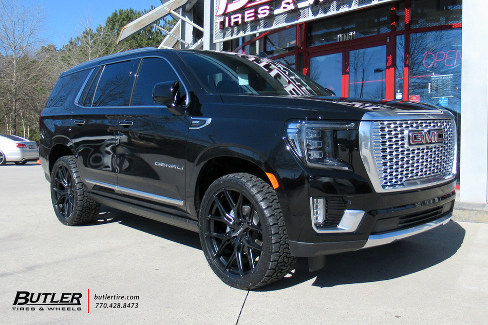 GMC Yukon Denali with 24in Vossen HF5 Wheels exclusively from Butler
