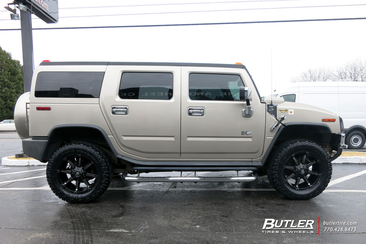 Hummer H2 with 20in Fuel Coupler Wheels