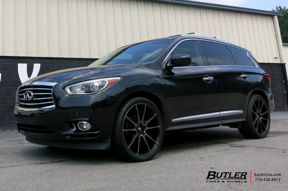 Infiniti JX35 with 22in Savini BM12 Wheels exclusively from Butler