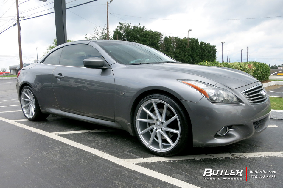 Infiniti Q60 Coupe with 20in Vossen CVT Wheels exclusively from Butler