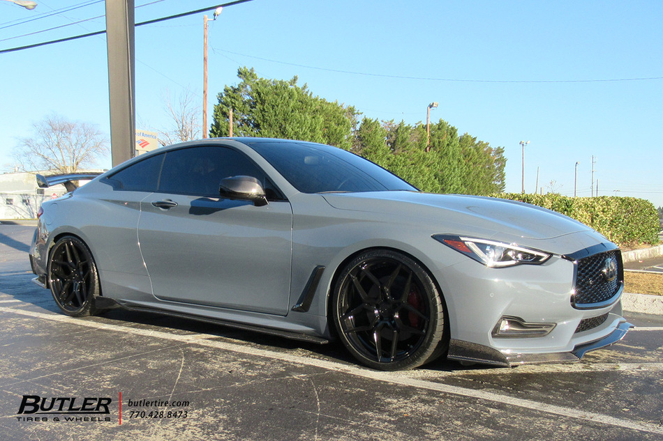 Infiniti Q60 Coupe with 20in Rohana RFX11 Wheels exclusively from