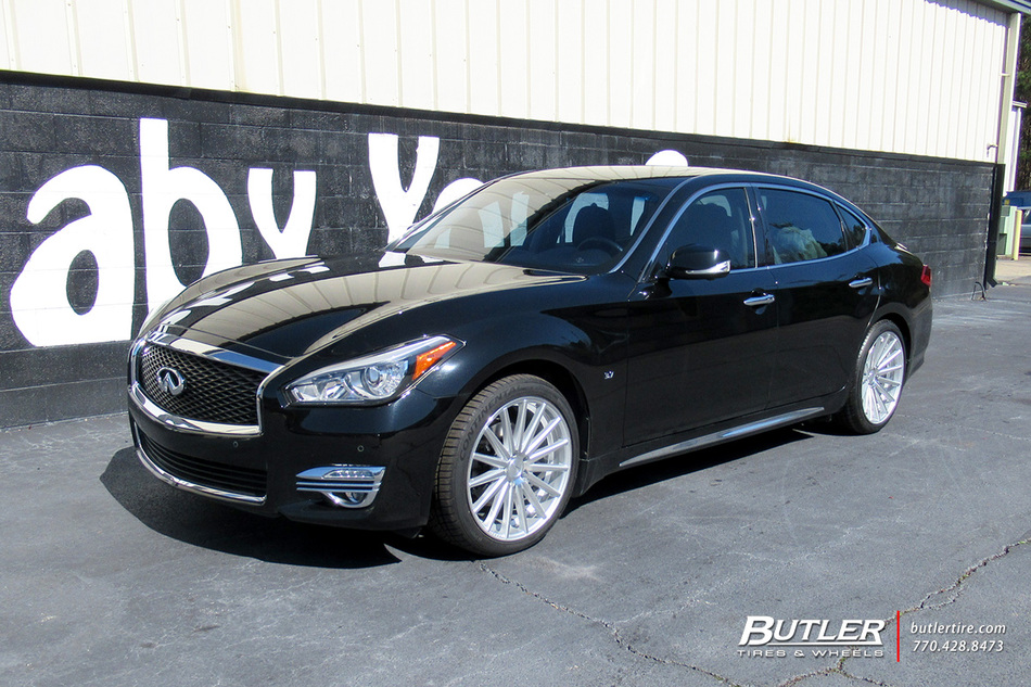Infiniti Q70 with 20in Vossen VFS2 Wheels exclusively from Butler Tires