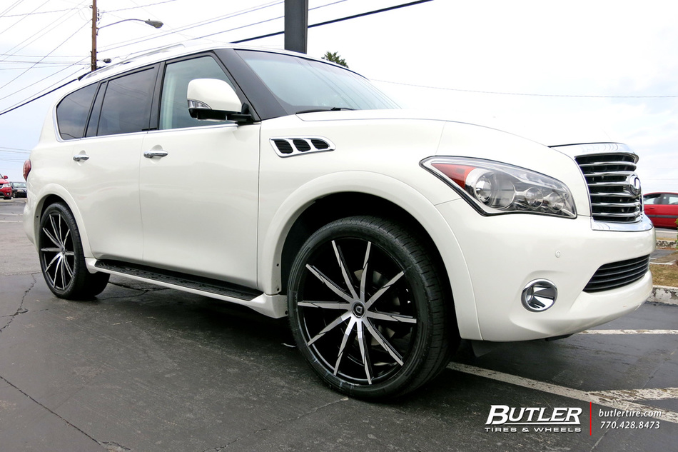Infiniti QX56 with 24in Lexani CSS15 Wheels exclusively from Butler