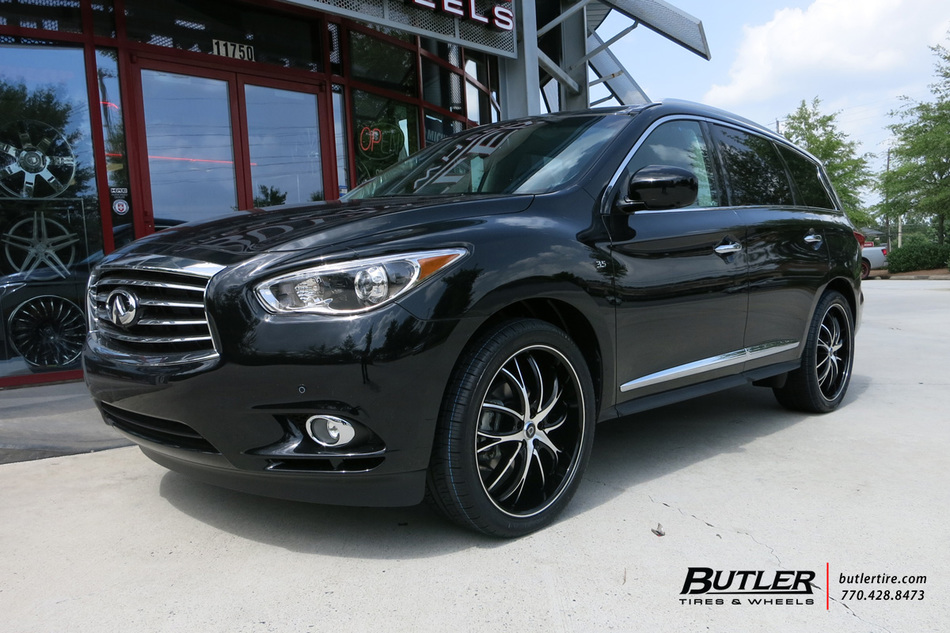 Infiniti QX60 with 22in Lexani Polaris Wheels exclusively from Butler