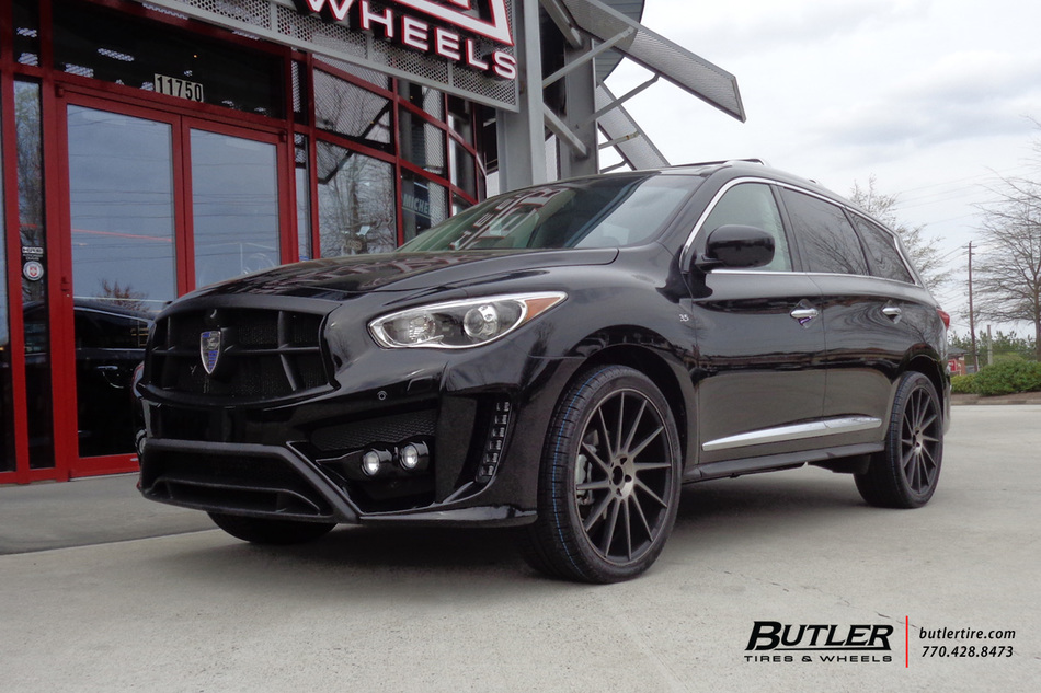 Infiniti QX60 with 22in Niche Surge Wheels exclusively from Butler Tires and Wheels in Atlanta