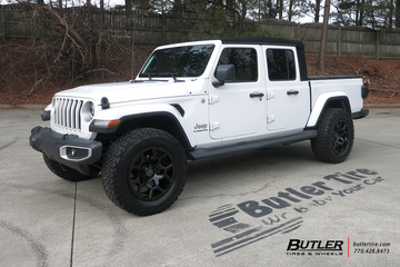 Jeep Gladiator with 20in Black Rhino Overland Wheels