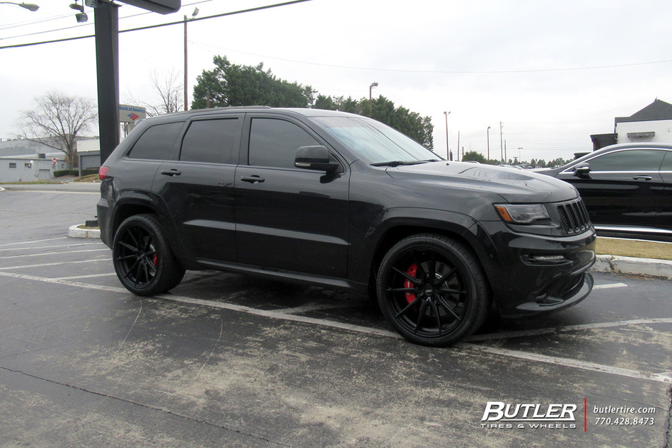 Jeep Grand Cherokee SRT8 with 22in Vossen HF3 Wheels exclusively from
