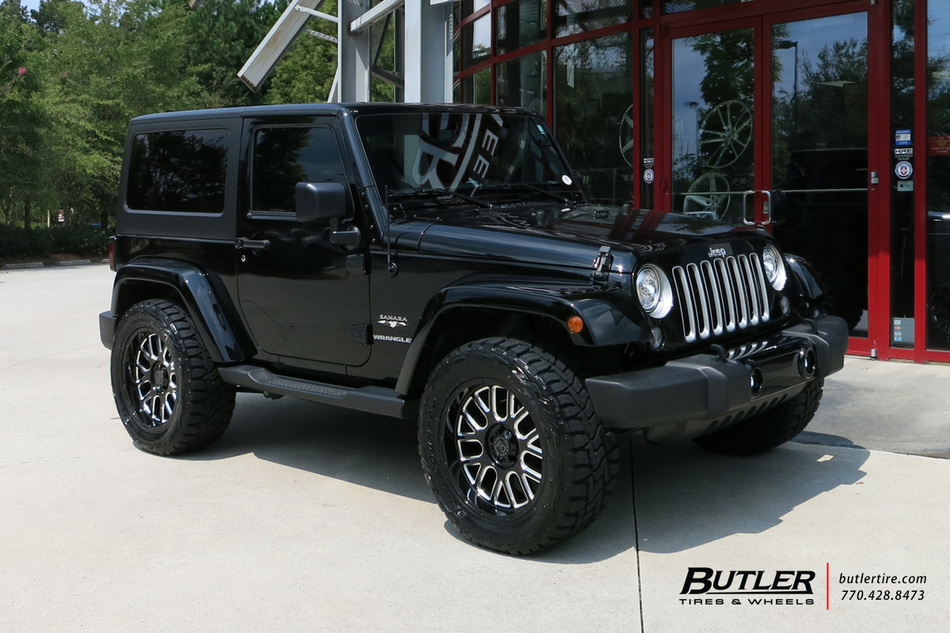 Jeep Wrangler With 20in Black Rhino Pismo Wheels
