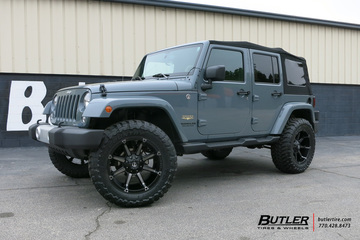 Jeep Wrangler with 20in Fuel Coupler Wheels